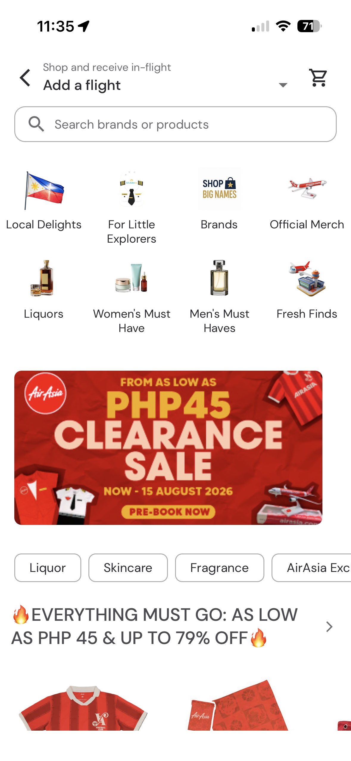 AirAsia MOVE duty-free inside the mobile super-app